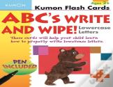Abc'S Write And Wipe Lowercase Letters