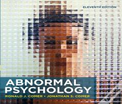 Abnormal Psychology