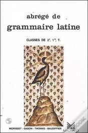 Capa do artigo Abrege De Grammaire Latine ; Lycee