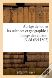 Abrege De Toutes Les Sciences N Edition Edition 1802