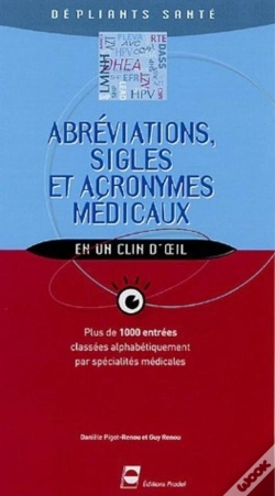 Capa do artigo Abreviations Sigles Et Acronymes Medicaux Depliant Sante