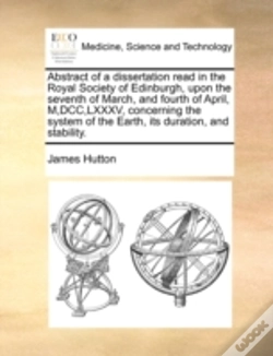 Capa do artigo Abstract Of A Dissertation Read In The R