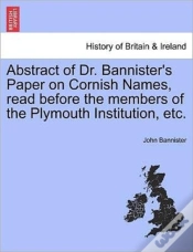 Capa do artigo Abstract Of Dr. Bannister