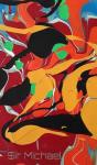 Abstract  Painting Sir Michael  Artist Creative Blank Journal - Preview