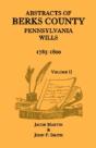 Abstracts Of Berks County, Pennsylvania - Preview
