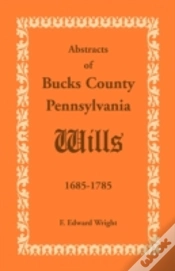 Capa do artigo Abstracts Of Bucks County, Pennsylvania,