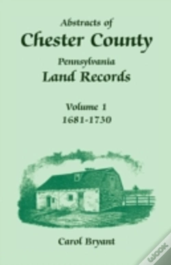 Capa do artigo Abstracts Of Chester County, Pennsylvani