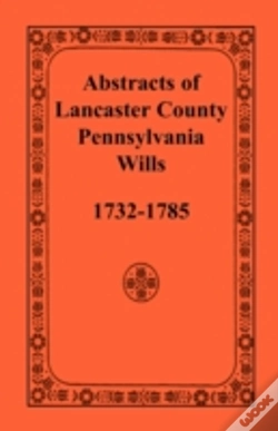 Capa do artigo Abstracts Of Lancaster County, Pennsylva