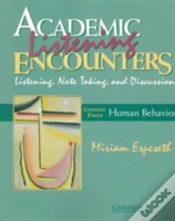 Capa do artigo Academic Listening Encounters: Human Behavior Student
