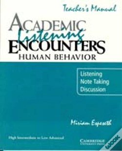 Capa do artigo Academic Listening Encounters: Human Behavior Teacher'S Manual
