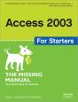 Access 2003 For Starters: The Missing Manual - Preview