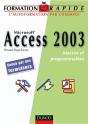 Access 2003 - Macros Et Programmation Vba - Preview