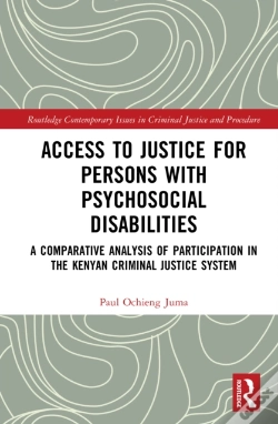 Capa do artigo Access To Justice For Persons With Psychosocial Disabilities