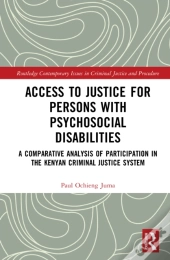 Access To Justice For Persons With Psychosocial Disabilities