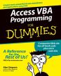 Access Vba Programming For Dummies - Preview