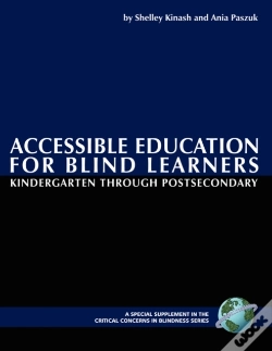 Capa do artigo Accessible Education For Blind Learners Kindergarten Through Postsecondary