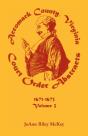Accomack County, Virginia Court Order Abstracts, Volume 3 - Preview