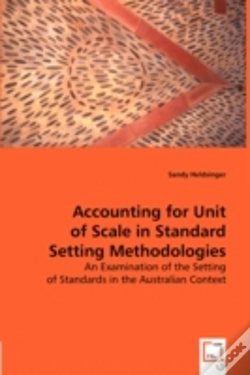 Capa do artigo Accounting For Unit Of Scale In Standard Setting Methodologies