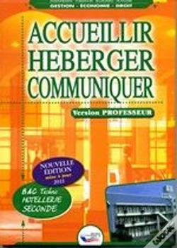 Capa do artigo Accueillir, Héberger, Communiquer ; Bac Pro Hôtellerie ; Seconde ; Livre Du Professeur