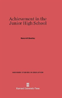 Achievement In The Junior High School - Preview