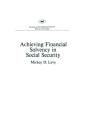 Achieving Financial Solvency In Social Security (Aei Special Analyses) - Preview
