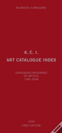 Capa do artigo A.C.I., Art Catalogue Index