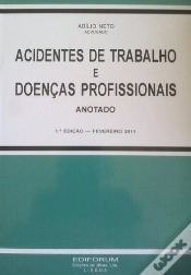 Capa do artigo Acidentes de Trabalho e Doenças Profissionais - Anotado