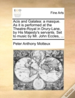 Capa do artigo Acis And Galatea: A Masque. As It Is Per