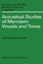 Acoustical Studies Of Mandarin Vowels And Tones - Preview