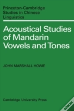 Capa do artigo Acoustical Studies Of Mandarin Vowels And Tones