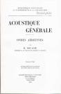Acoustique Générale ; Ondes Aériennes - Preview