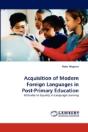 Acquisition Of Modern Foreign Languages In Post-Primary Education - Preview