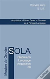 Capa do artigo Acquisition Of Word Order In Chinese As A Foreign Language