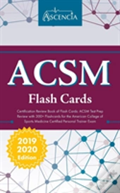 Acsm Certification Review Book Of Flash Cards