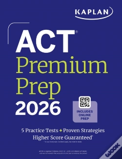 Capa do artigo Act Premium Prep 2026: Includes 5 Full Length Practice Tests, 100s Of Practice Questions + 1 Year Access To Online Quizzes And Video Instruction