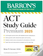 Capa do artigo Act Study Guide Premium, 2025: 6 Practice Tests + Comprehensive Review + Online Practice