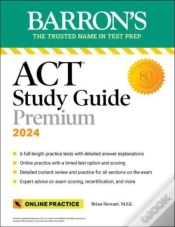 Capa do artigo Act Study Guide Premium Prep, 2024: 6 Practice Tests + Comprehensive Review + Online Practice