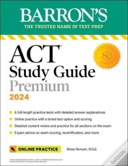 Capa do artigo Act Study Guide Premium Prep, 2024: 6 Practice Tests + Comprehensive Review + Online Practice