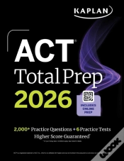 Capa do artigo Act Total Prep 2026: Includes 6 Full Length Tests, 2,000+ Practice Questions + Online Access To A 500+ Question Bank & Video Tutorials