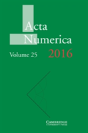 Acta Numerica 2016: Volume 25 - Preview