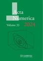 Acta Numerica 2024: Volume 33 - Preview