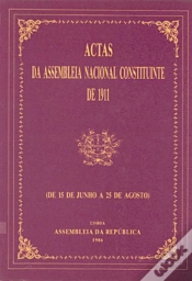 Capa do artigo Actas da Assembleia Nacional Constituinte de 1911