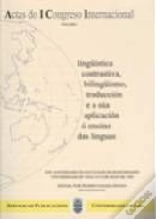 Capa do artigo Actas Del I Congreso Internacional De Lingüística, Contrastiva, Bilingüismo Traduccion E A Sua Aplic