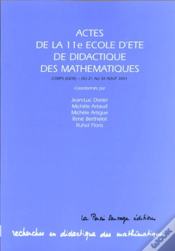 Capa do artigo Actes De La 11e Ecole D'Ete De Didactique Des Mathematiques