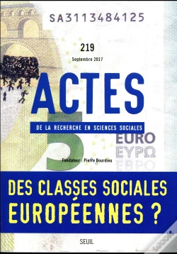 Capa do artigo Actes De La Recherche Sciences Sociales