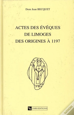 Capa do artigo Actes Des Eveques De Limoges Des Origines