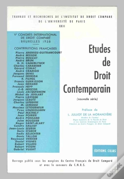 Capa do artigo Actes Du 5e Congrès International De Droit Comparé ; Bruxelles, 1958