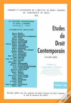 Capa do artigo Actes Du 7e Congrès International De Droit Comparé ; Uppsala 1966