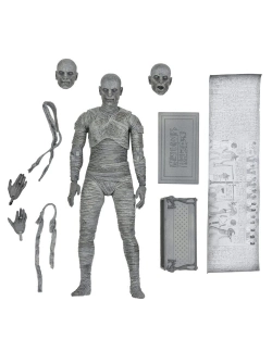 Capa do artigo Action-Figure Universal Monsters Ultimate The Mummy (Black & White) 18 cm