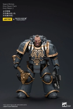 Capa do artigo Action-Figure Warhammer 1/18 Space Wolves Grey Slayer Pack Grey Slayer 2 12 cm